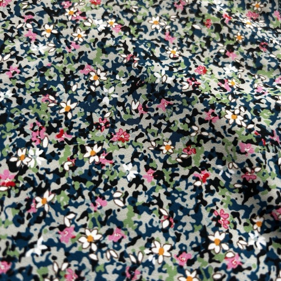 SAGE Collective multicolor ditzy floral sports bra bike short yoga set Size M - Picture 4 of 16